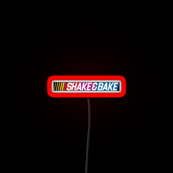 Shake And Bake Racing RGB Neon Sign