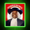 Neon Basketball Legend Shaq O'Neal Oatmeal Wall Decor Sign Artwork