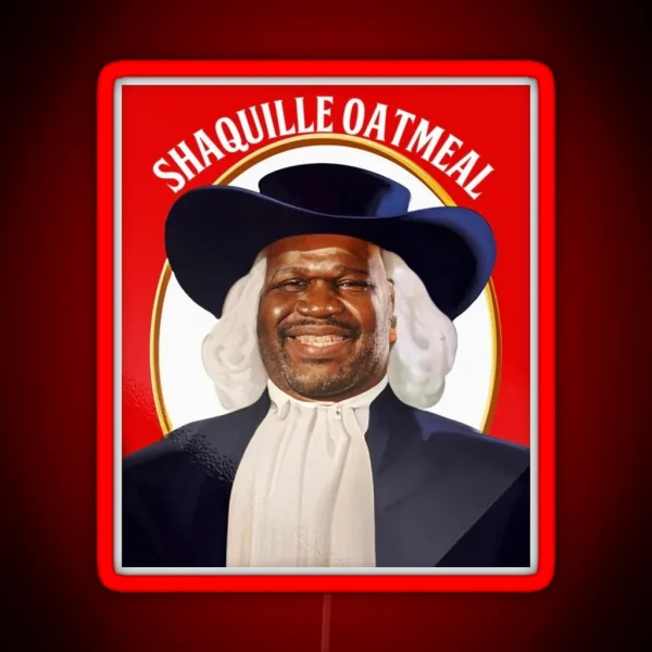 Shaquille Oatmeal RGB Neon Sign
