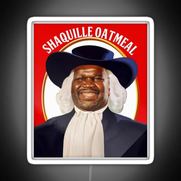 Shaquille Oatmeal RGB Neon Sign