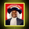 Shaquille O'Neal's Favorite Breakfast in Bold RGB Neon Display Sign