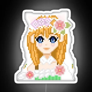 Shara Rune Factory 3 Pixel Art RGB Neon Sign