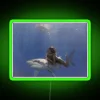 Underwater themed Shark Princess RGB Neon Light Decoration for Bedrooms