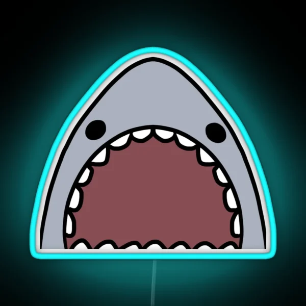 SHARK RGB Neon Sign