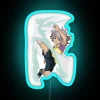 Neon Inazuma Eleven Sign with vibrant RGB color illumination effect