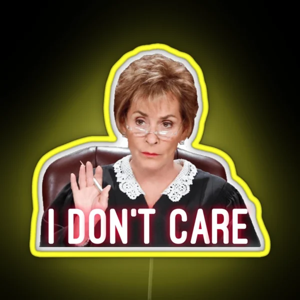 She Doesn T Care RGB Neon Sign