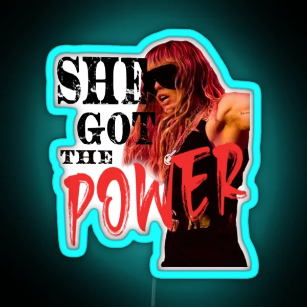 SHE GOT THE POWER RGB Neon Sign