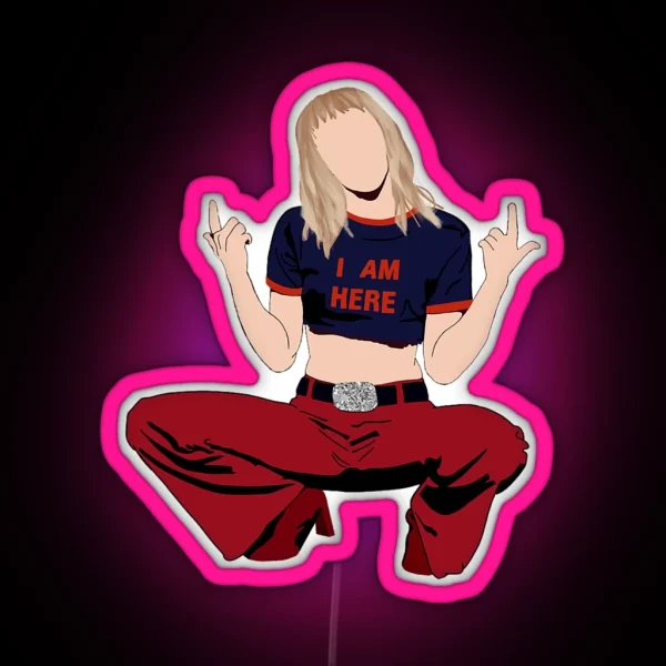 She Is Miley Cyrus RGB Neon Sign