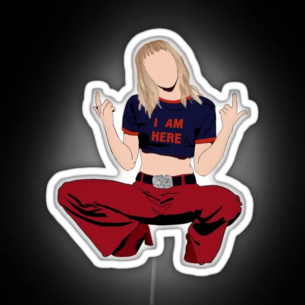 She Is Miley Cyrus RGB Neon Sign
