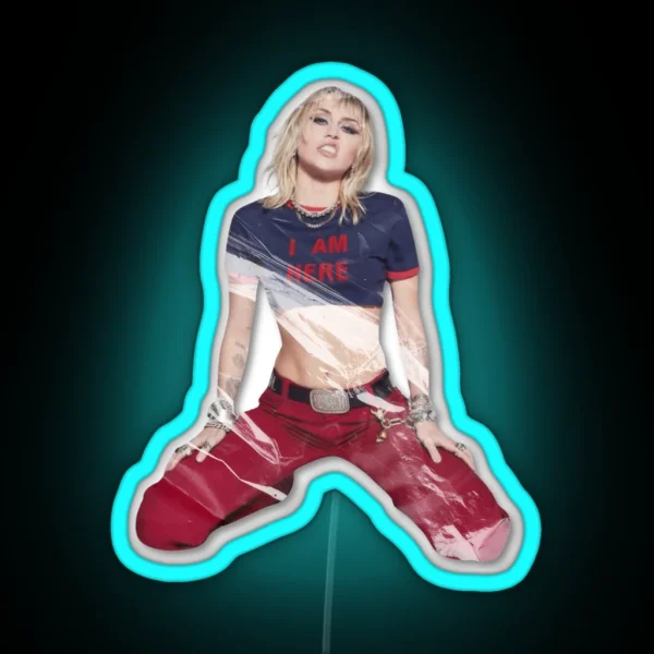 SHE IS MILEY CYRUS RGB Neon Sign