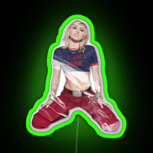 SHE IS MILEY CYRUS RGB Neon Sign