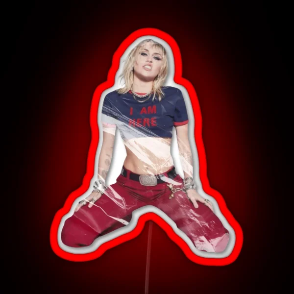 SHE IS MILEY CYRUS RGB Neon Sign