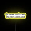 Neon RGB Art Decor Inspired by The Weeknd's Snowchild lyrics