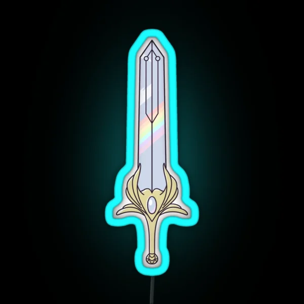 She Ra Rainbow Sword RGB Neon Sign