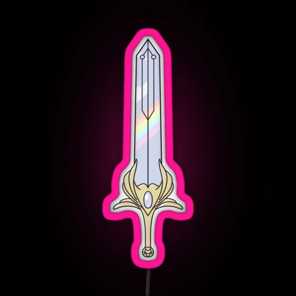 She Ra Rainbow Sword RGB Neon Sign