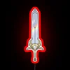 Feminine warrior inspiration She Ra Rainbow Sword glow light art