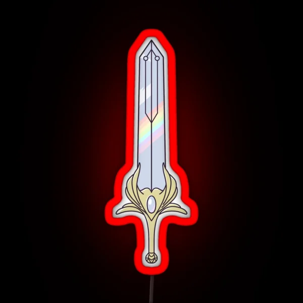 She Ra Rainbow Sword RGB Neon Sign