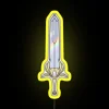 Colorful She-Ra Rainbow Sword Neon Sign with RGB LED Illumination