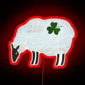 Sheep Of Ireland RGB Neon Sign