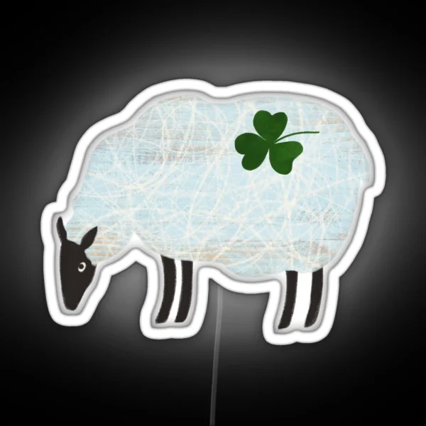Sheep Of Ireland RGB Neon Sign