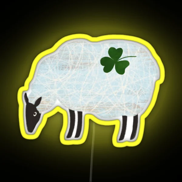 Sheep Of Ireland RGB Neon Sign