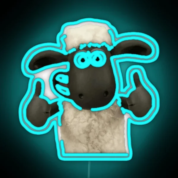 Sheep Shaun Led RGB Neon Sign