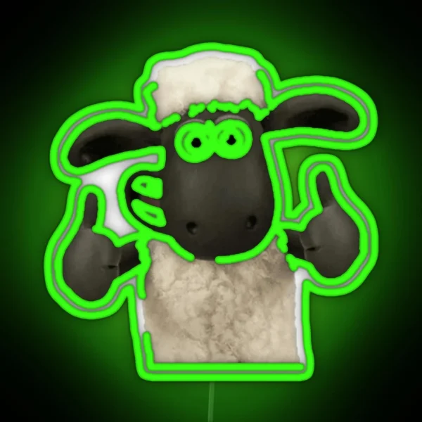 Sheep Shaun Led RGB Neon Sign