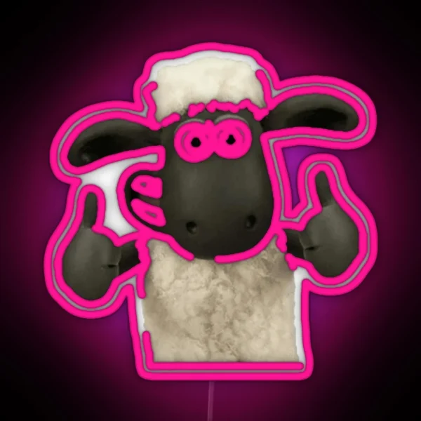 Sheep Shaun Led RGB Neon Sign