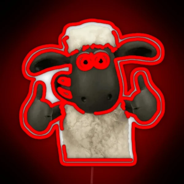 Sheep Shaun Led RGB Neon Sign