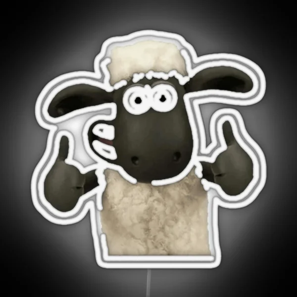 Sheep Shaun Led RGB Neon Sign