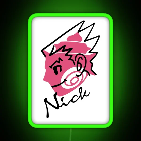 Shelly De Killer S Card Nick Version RGB Neon Sign