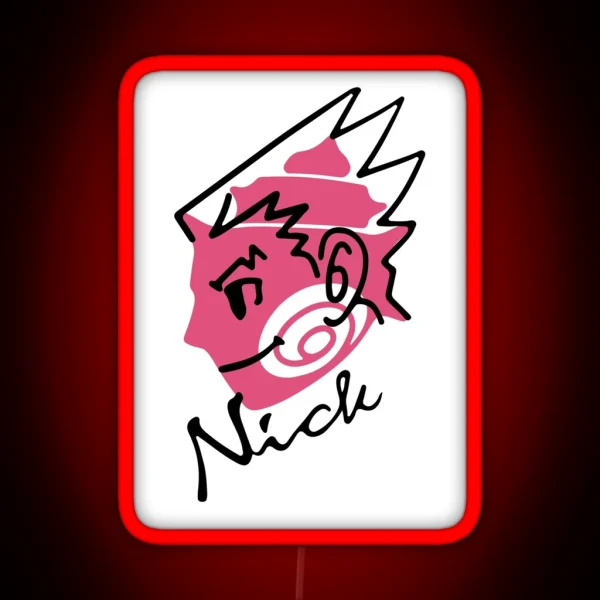 Shelly De Killer S Card Nick Version RGB Neon Sign