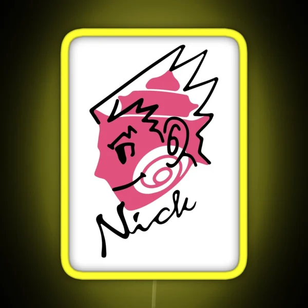 Shelly De Killer S Card Nick Version RGB Neon Sign