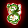 Electric Shenron T Dragon Ball Z inspired RGB neon art