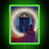 Elegant Sherlock Strange inspired colorful RGB glow neon wall decoration