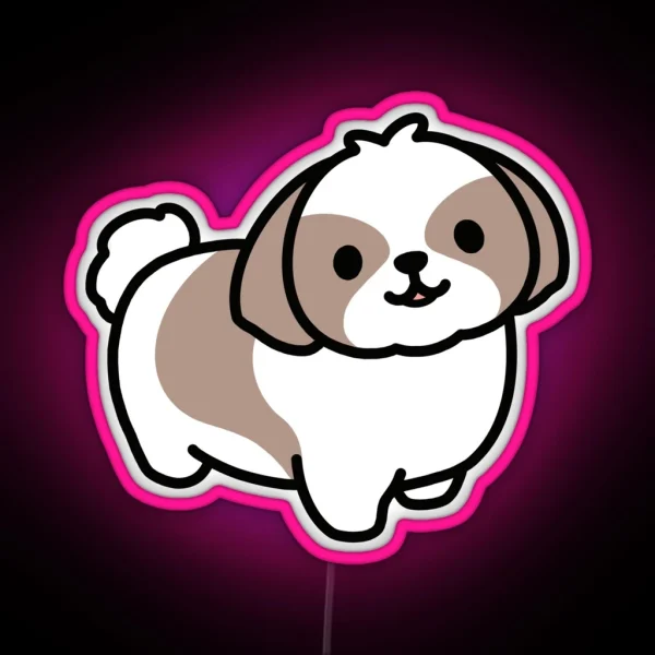 Shih Tzu RGB Neon Sign