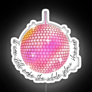 Shimmer Mirrorball RGB Neon Sign