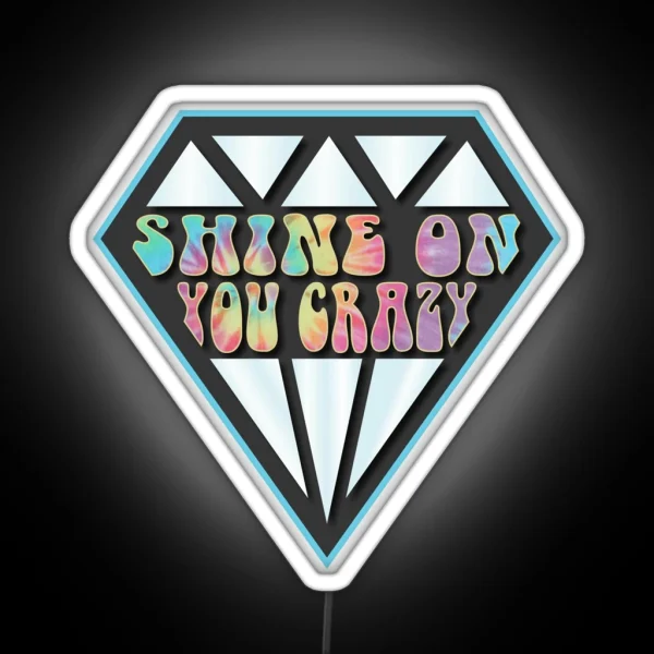 Shine On You Crazy Diamond Pink Floyd RGB Neon Sign