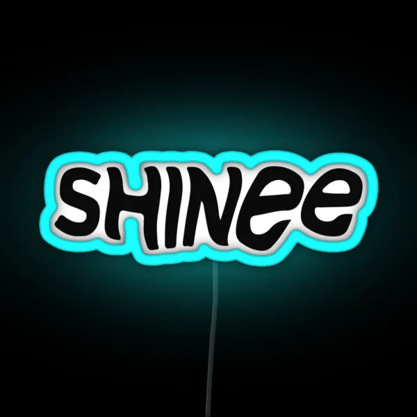 Shinee Logo Black Version RGB Neon Sign