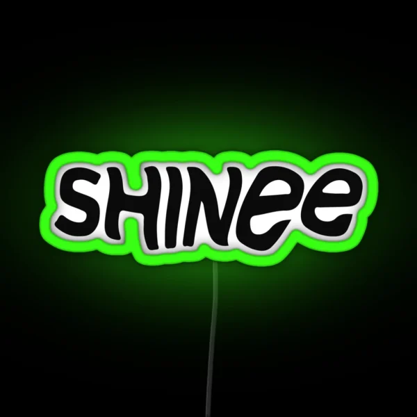 Shinee Logo Black Version RGB Neon Sign
