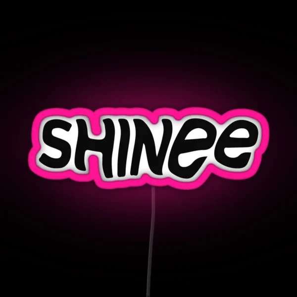 Shinee Logo Black Version RGB Neon Sign