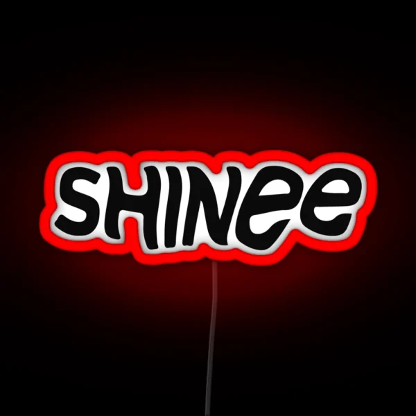 Shinee Logo Black Version RGB Neon Sign