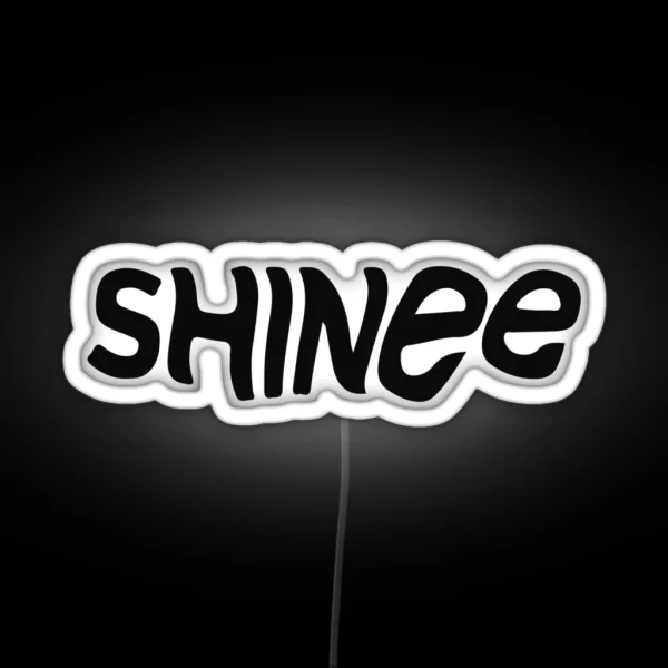 Shinee Logo Black Version RGB Neon Sign