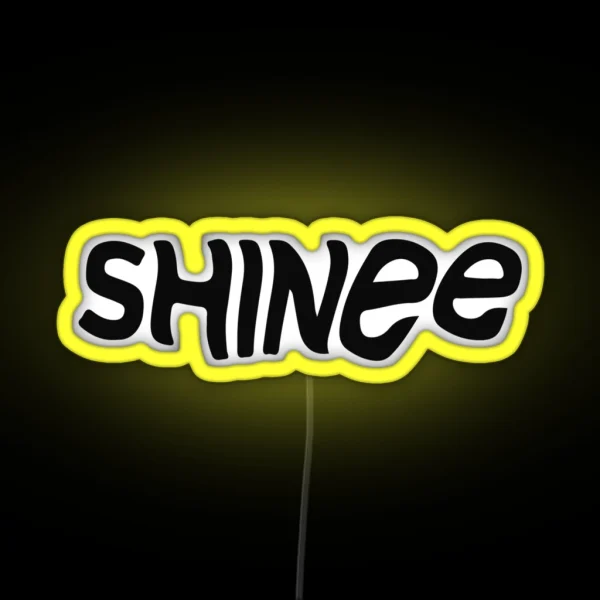 Shinee Logo Black Version RGB Neon Sign