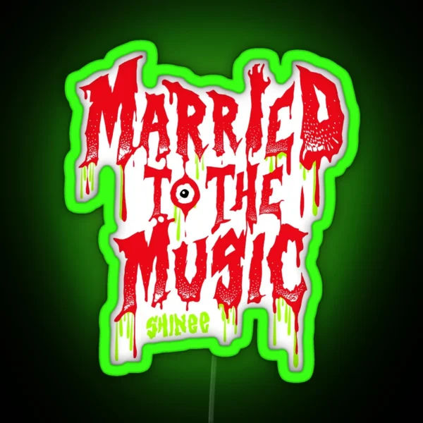 SHINEE Married To The Music RGB Neon Sign