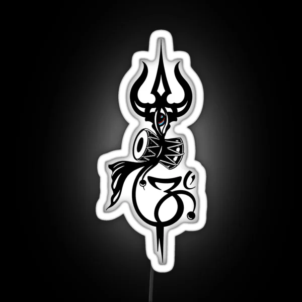 SHIVA TRIDENT RGB Neon Sign