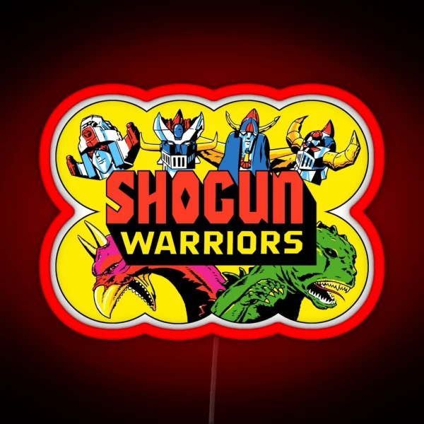 SHOGUN WARRIORS RGB Neon Sign