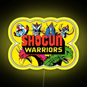 SHOGUN WARRIORS RGB Neon Sign