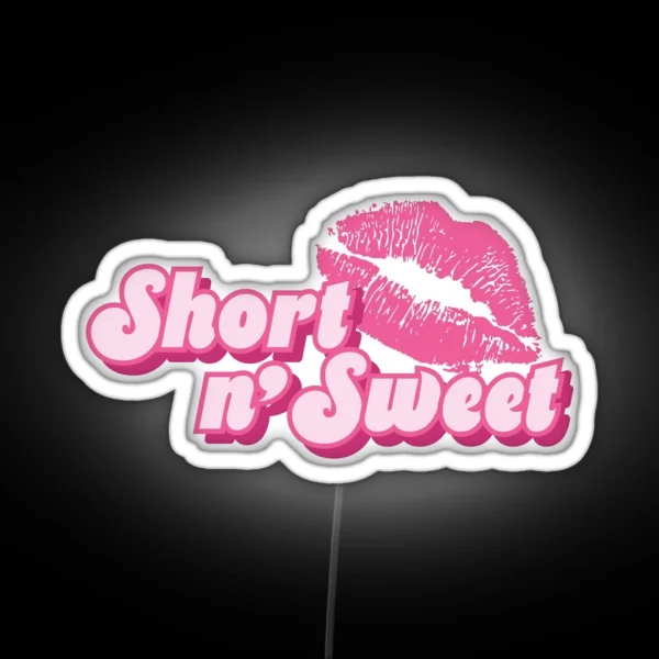 Short N Sweet Pink RGB Neon Sign