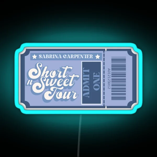 Short N Sweet Tour RGB Neon Sign